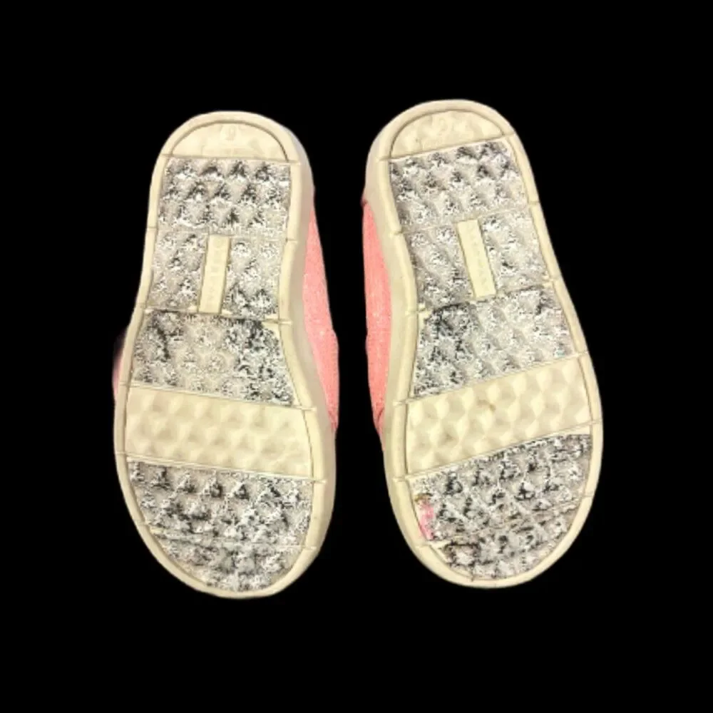 AIR WALK Girls Pink Glitter Slip-On Toddler Shoes ~ Size 5